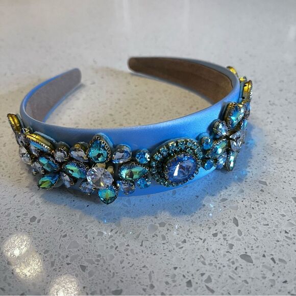 Baroque Style Glass Rhinestone Decorated Headband, Luxurious Hair Accessories - Picture 7 of 10